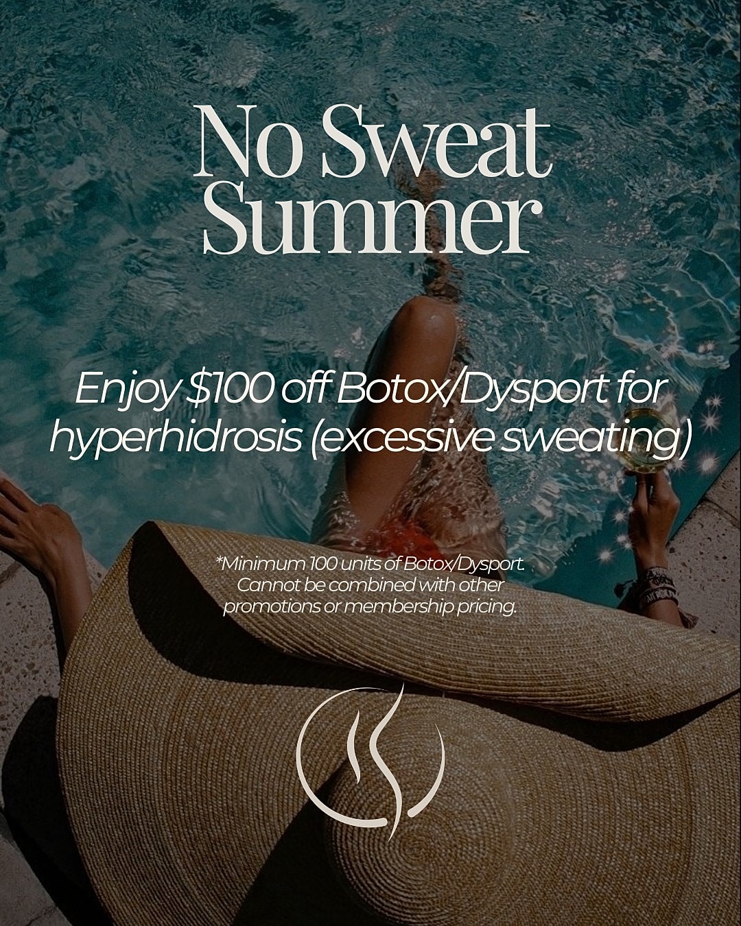 Promotion for summer Botox treatment discount.