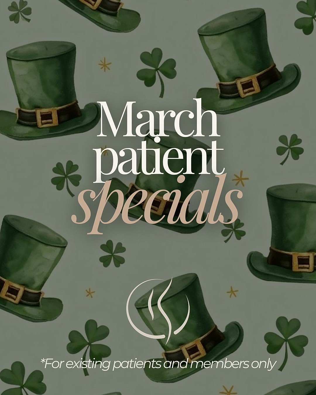 October patient specials with pumpkins and skull.