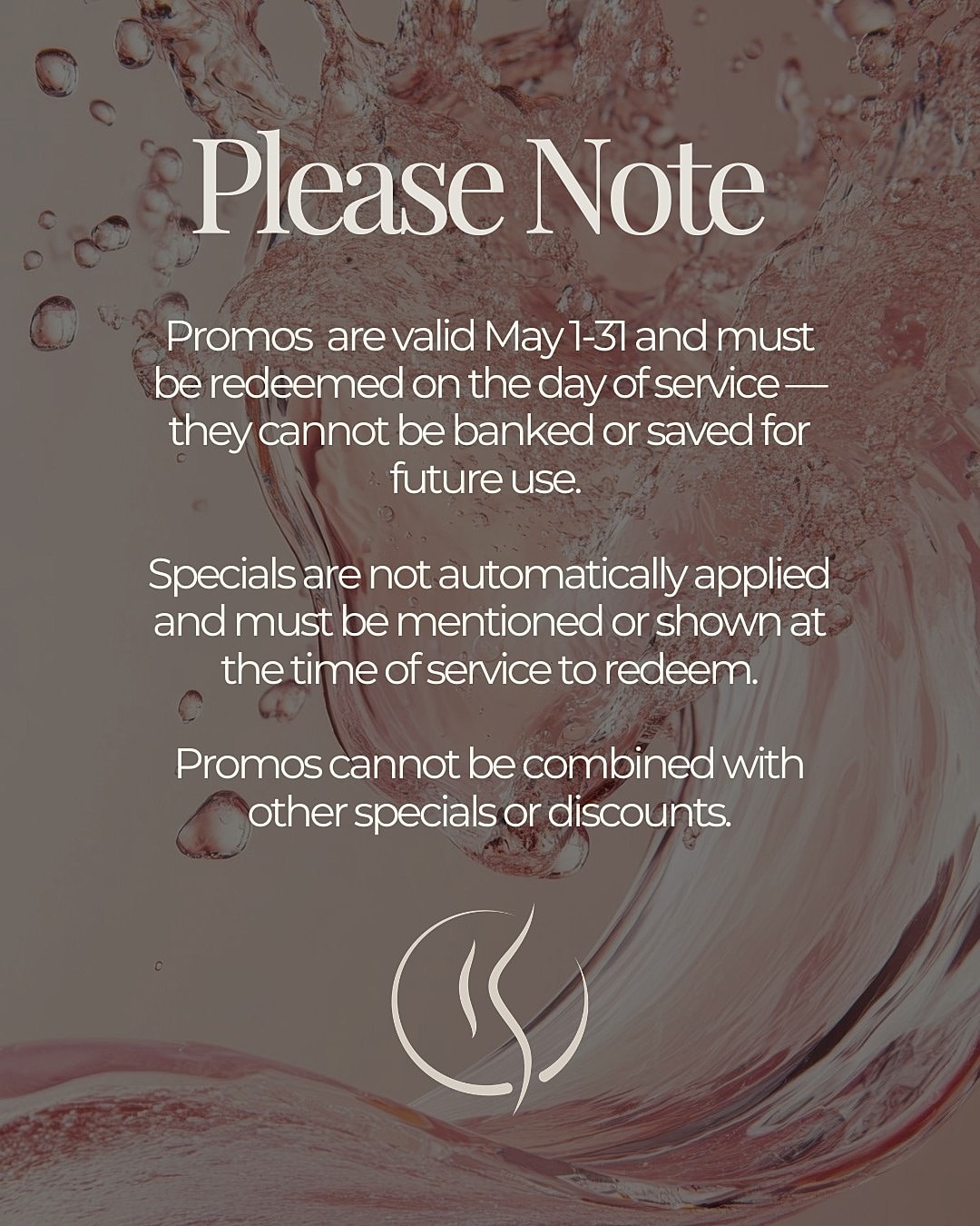 Promotional details and redemption instructions.